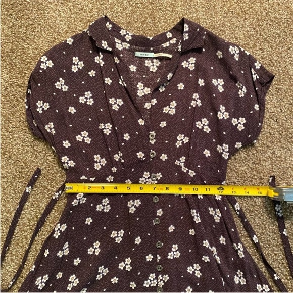 Kimchi Blue Lucy Floral Printed Shirt Dress Size XS - Picture 15 of 15